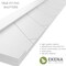 Ekena Millwork True Fit PVC Single Panel Herringbone Modern Style Fixed Mount Shutters, Turmeric, 18W x 45H, PR TFP001HB18X045TU - alternate 9